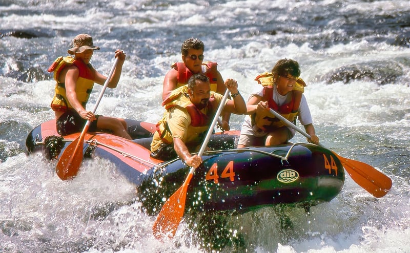 White-Water Rafting Image